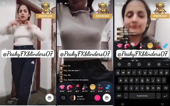 Aayushi Tango Nude Private Show Video